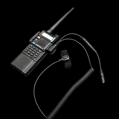 BTECH 2 Pin (K1 Connector) to 3.5MM Adapter with Push-to-Talk Button
