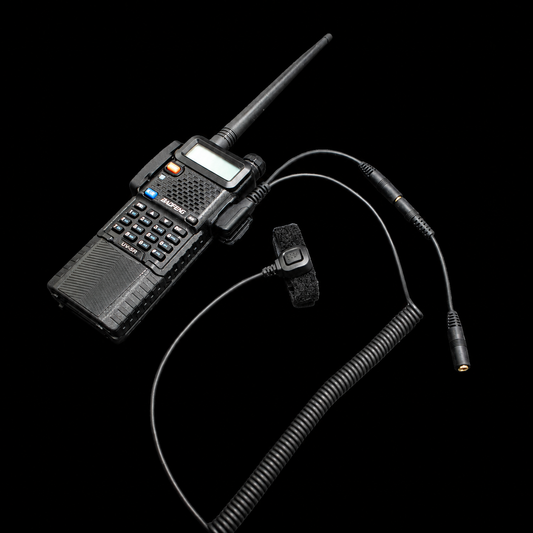 BTECH 2 Pin (K1 Connector) to 3.5MM Adapter with Push-to-Talk Button